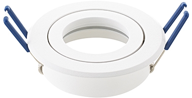 Schwenkbarer Einbaustrahler RING 83mm weiß für indirekte Beleuchtung