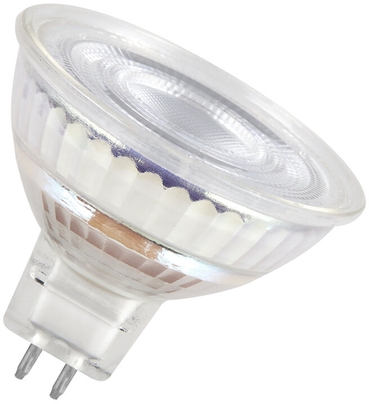 LED-MR16-Spot mit 6.5W, warmweißes Licht, Frontansicht