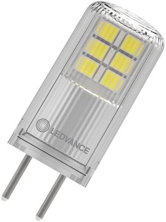 LED-PIN28-Lampe, 2.2W, warmweißes Licht, Frontansicht