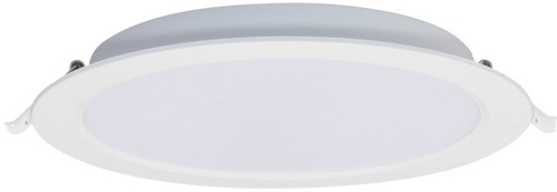 LED-Downlight CIRCLEflat 18W 3000K warmweißes Licht Frontansicht
