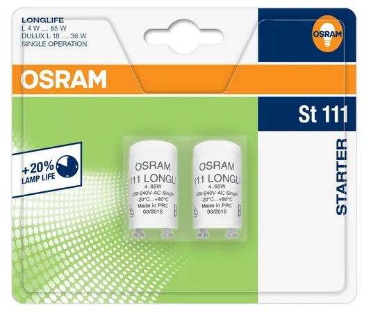 Osram ST 111 LL/220-240 2er Pack LED-Lampe Frontansicht