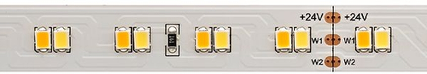 LED-Flexband Sigor 14W/m 5m 6500-2700K Frontansicht