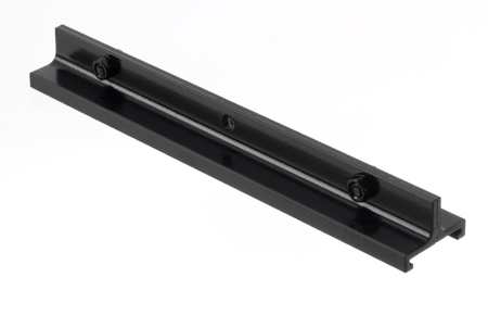 Nordic Aluminium Stromschienensystem SKB 18-2 Schienenzubehör schwarz Frontansicht