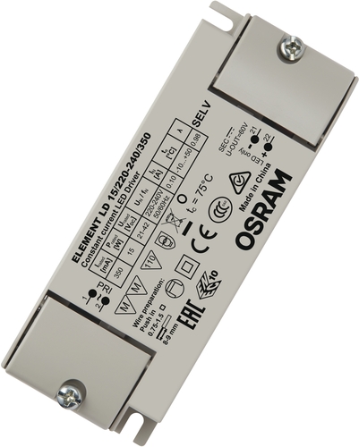 Osram LED Konverter ELEMENT für 15W LED-Leuchten Frontansicht