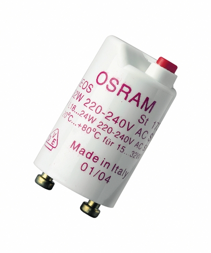 Osram ST 173/220-240 LED-Lampe, warmweißes Licht, Produktfoto Frontansicht