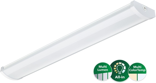 Philips LED-Leuchte SM155C Frontansicht moderner Deckenleuchte