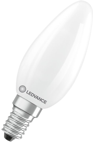 LED-Lampe LED CLB40 4.2W 827 FILFR E14 Frontansicht