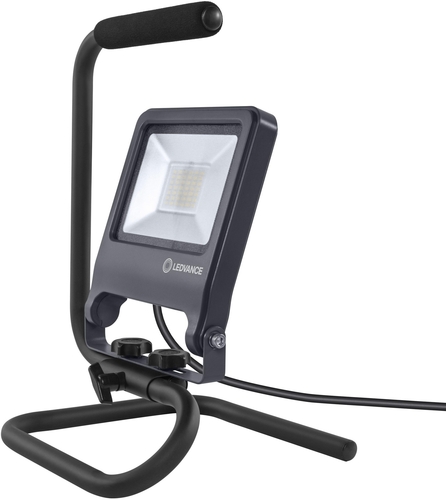 LED-Arbeitsleuchte 30W 840 mit Standfuß in Frontansicht