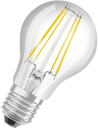 LED-Lampe E27 mit warmweißem Licht Frontansicht