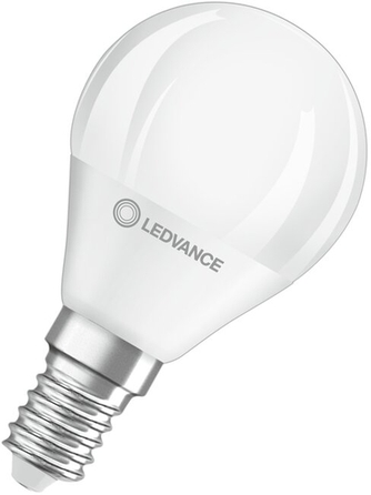 LED-Glühbirne E14 4.9W dimmbar warmweiß Frontansicht