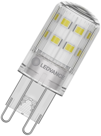 LED-Glühbirne PIN30 DIM 3W 827 CL G9 P Frontansicht