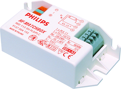 HF-MatchboxRED für PL/TL Lampen