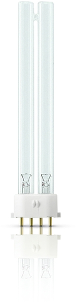 Philips UV-Lampe TUV PL-S 9W/4P Frontansicht Produktfoto