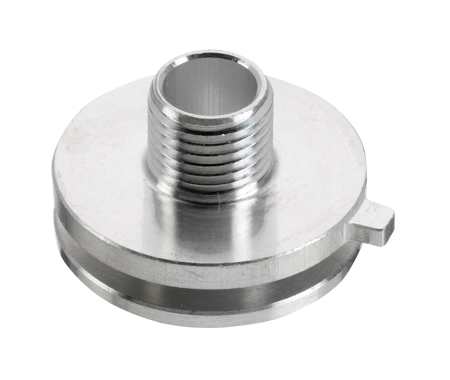 Nordic Aluminium Stromschienensystem XTSA 57/8-9 M10 Schienenzubehör Alu/Grau Frontansicht