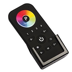 Rutec Funkhandsender 4-Kanal RGB 4 Zonen Frontansicht