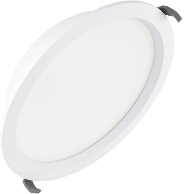 Downlight Ledvance DL CMFT D250 P 42W MS 940 OP WT Frontansicht