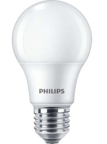 Philips LED-Lampe CorePro LEDbulb ND 8-60W A60 E27 827 Frontansicht