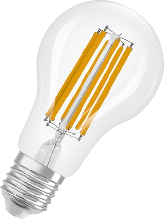 LED-Lampe E27 18W dimmbar in warmweiß 827 Frontansicht
