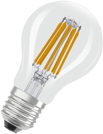LED-Lampe E27 7.2W 827 Filament Frontansicht