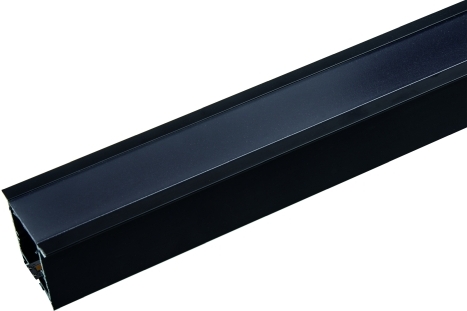 Rutec Profil Abdeckung blacklight 35/35+35/35K 2 Meter Frontansicht