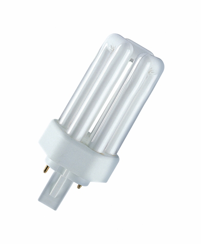 Osram Kompakt-Leuchtstofflampe DULUX T 13W/840 PLUS GX24D Frontansicht