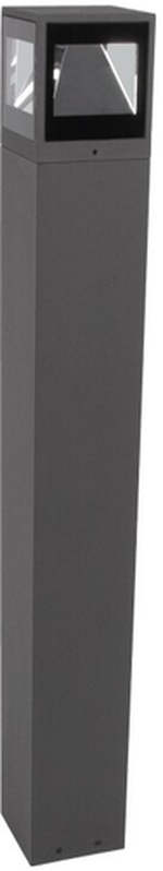 LED-Pollerleuchte Dotlux WAY 100cm 7,5/15W 3000K Frontansicht