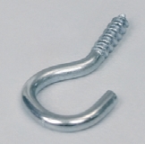 Nordic Aluminium Stromschienensystem XTAK 11-1 Dekohaken 2mm Alu/Grau Frontansicht