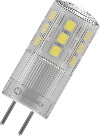 LED-Pin-Lampe, 3.3W, warmweiß, 827, Frontansicht