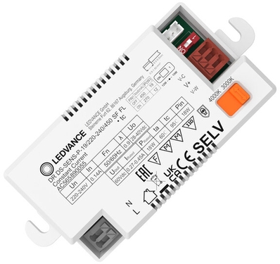 Bewegungsmelder LED-Spot mit 450 Lumen für Außenbereich, Produktfoto Frontansicht