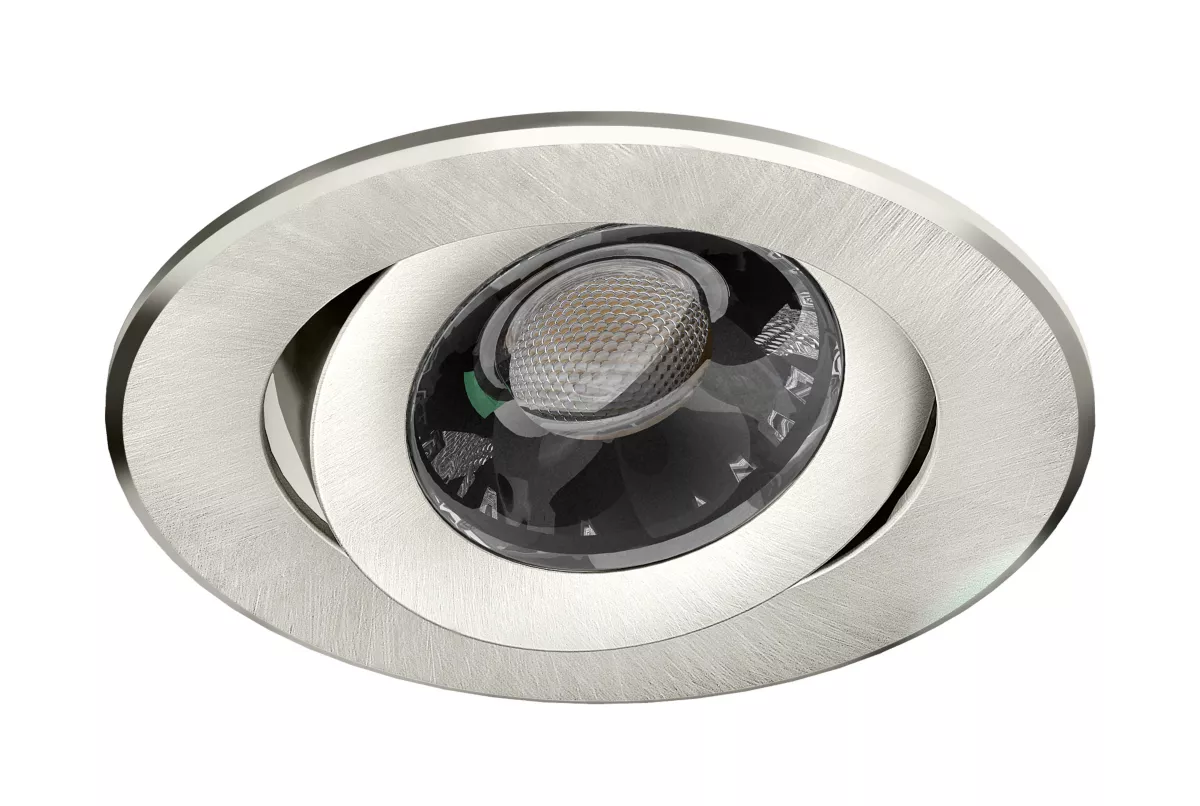 Philips LED-Leuchte RS156B Frontansicht mit warmweißem Licht