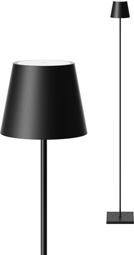 Sigor Akku-Stehleuchte Nuindie USB-C 1200mm nachtschwarz Frontansicht