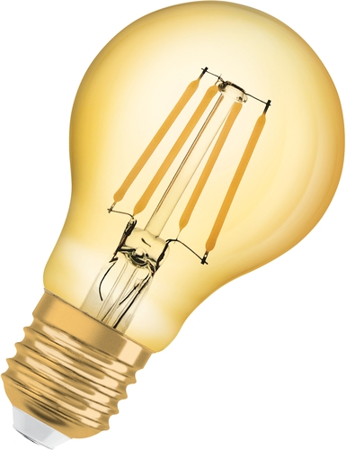 LED-Lampe von Ledvance, 8W, warmweißes Licht, Frontansicht