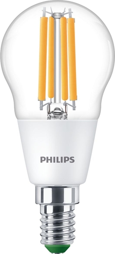 Philips LED-Lampe MAS LEDLusterND2.3-40W E14 827 P45CL GUE Frontansicht