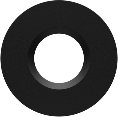 Ringleuchte SP CBO IP65/5X RING FIX ROUND BK in Schwarz Frontansicht