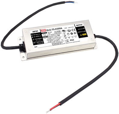 Schaltnetzteil Mean Well IP65 74,55W Frontansicht