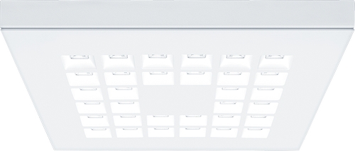 LED-Panel MIRL A LED3800-840 Q600 EVG Frontansicht