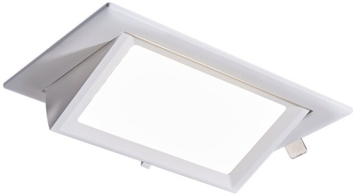 LED-Deckeneinbaustrahler Dotlux FLEXA COLORselect POWERselect Frontansicht