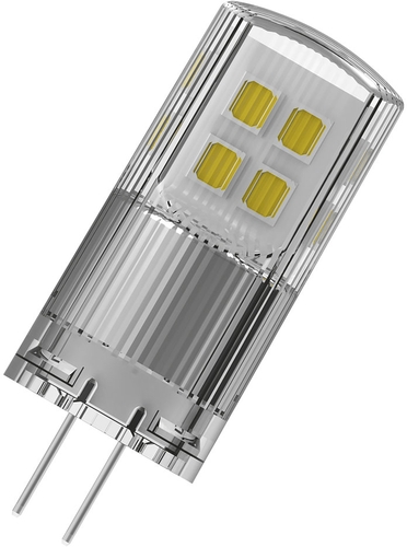 LED-Lampe Osram LEDPPIN20D CL 2W 12V G4 Frontansicht