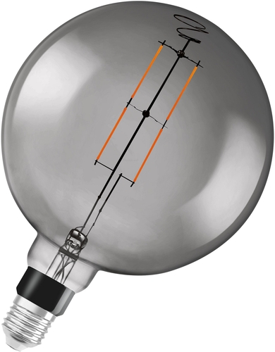 LED-Spotlicht mit warmweißem Licht für Wohnraumbeleuchtung, Produktfoto Frontansicht