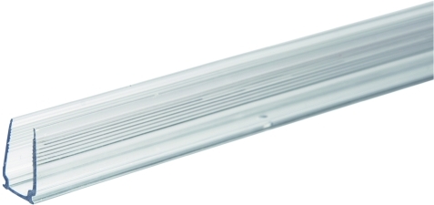 PVC Profil VARDAflex Neon 2 M klar für LED-Beleuchtung Frontansicht