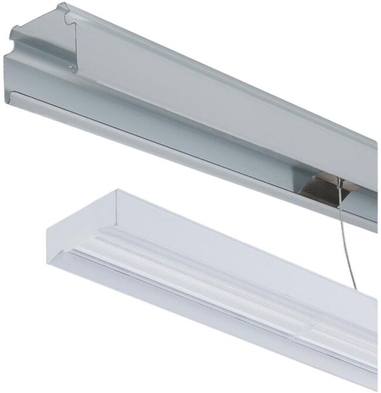 Dotlux LED-Leuchteneinsatz LINEAlock 1437mm 25-75W 4000K dimmbar 1-10V Frontansicht