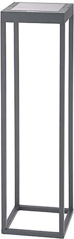 Sigor Akkuleuchte Numove 525mm graphitgrau Frontansicht