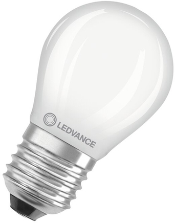LED-Lampe E27 4.8W warmweißes Licht Frontansicht