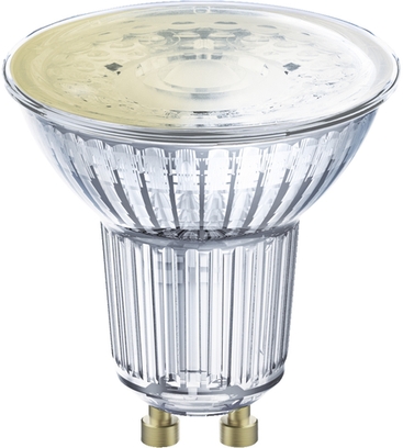 GU10 LED-Lampe mit Dimmfunktion in Frontansicht