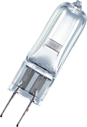 Osram Speziallampe 64625 HLX 100W 12V GY6,35 40X1 FCR Frontansicht