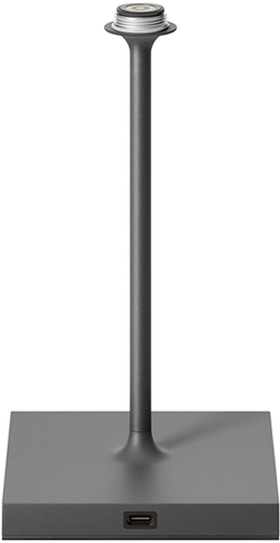 Sigor Nuindie mini USB-C Ersatzfuß graphitgrau Frontansicht