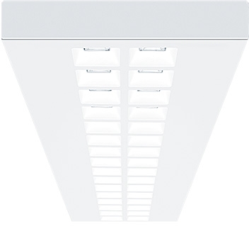 LED-Panel MIRL A LED3800-840 L1200 EVG Frontansicht