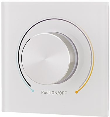 Sigor DALI Drehdimmer mit integriertem Netzteil Frontansicht