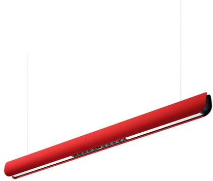 Dotlux LED-Pendelleuchte RIVO 45W 4000K Rot Frontansicht