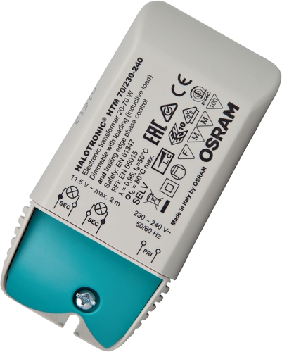 Osram Transformator HTM 70 230-240 Volt für Beleuchtungssysteme Frontansicht
